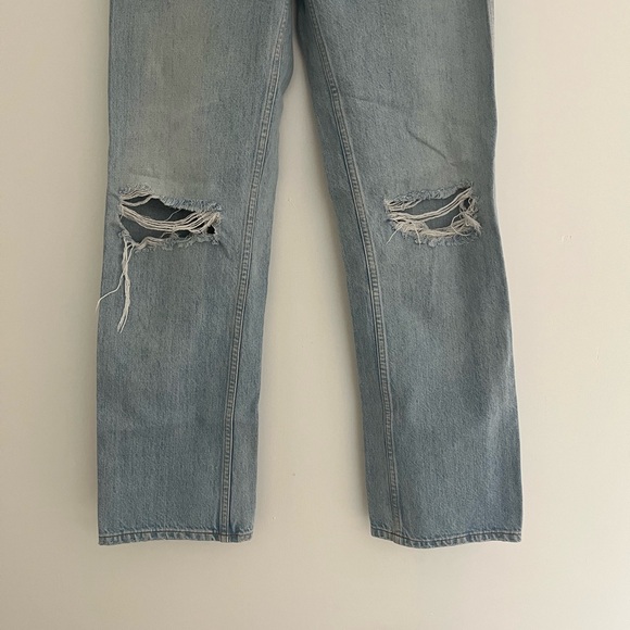 Re/Done straight leg distressed jeans - Picture 4 of 6